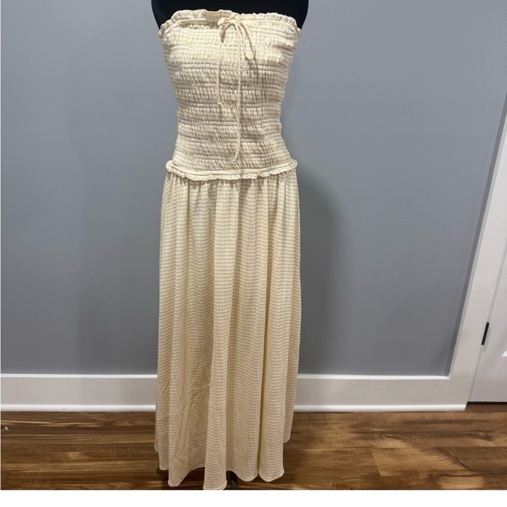 Forever 21 NWT Strapless Maxi Size Large Dress